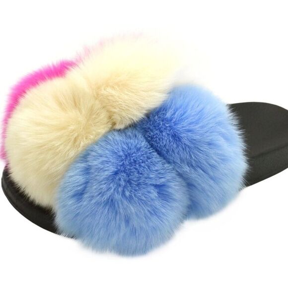 Women’s Flur Ball Fluffy Slippers - Picture 1 of 1